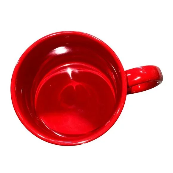 Hersheys Chocolate Galerie Jumbo 24 Oz Red Christmas Bells Holly Mug Extra Large - Picture 5 of 6